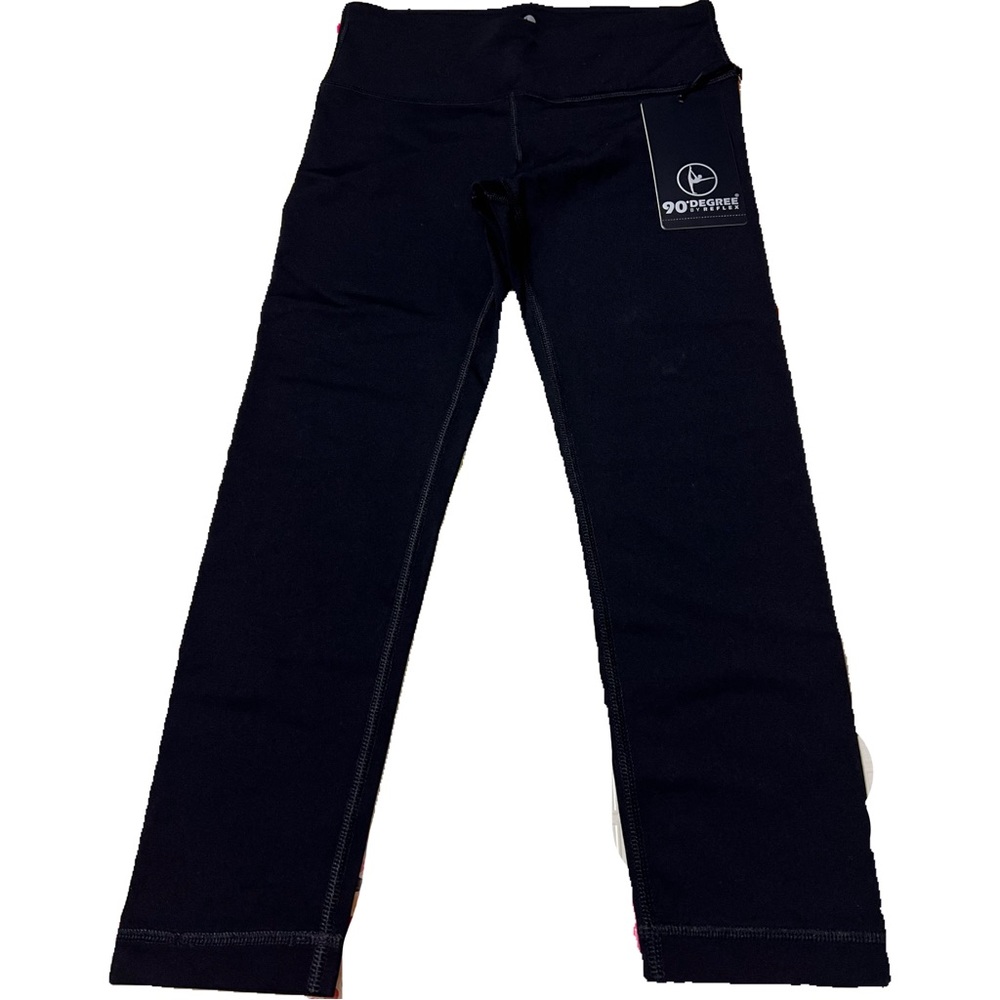 NWT 90 Degree By Reflex Leggings Black Size S